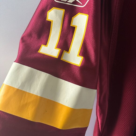 Retro Washington Redskins Large Men's Red NFL Ramsey #11 Reebok Jersey - Picture 10 of 15